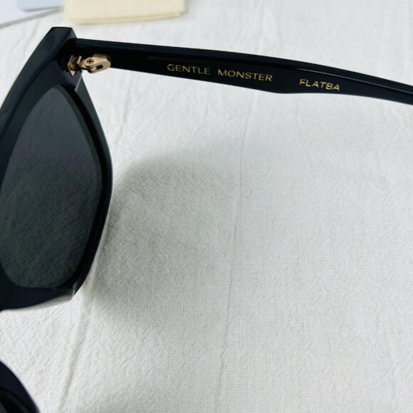 New Gentle Monster Flatba “My Ma” Black Sunglasses - Picture 5 of 7
